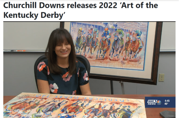 Barry Denton Art of the Kentucky Derby 2022